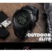 Mens Military Digital Sports Watch with Survival Compass | 50M Waterproof, 3 Alarm, Stopwatch | Black - Buy Online on SooperMarket.com