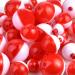 Coopay Fishing Bobbers Floats Set - 30pcs/60pcs Snap on Float Red/White Button Round Buoy Fishing Tackle Accessories 1.5inch - Buy Online on SooperMarket.com