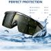Sunoya Laser Protection Glasses | IPL & UV Safety Glasses | Eye Protection for Hair Removal | Includes Protective Box & Towels - Buy Online on SooperMarket.com