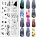 Ocean Nail Art Stamps Set - 6 Animal Templates for Stunning Nail Designs | Premium Nail Art Tools - Buy Online on SooperMarket.com