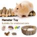 Longzhuo Hamster Wood Fence & Toys Natural Hiding Places Molar Exercises & Fun Bridges for Small Animals (50 cm) - Buy Online on SooperMarket.com