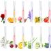 Jorun 12Pcs Cuticle Oil Pen Natural Ingredients With Soft Brush Cuticle Oil for Nails Mixed Flavors to Prevent Cuticle Cracking and Hangnails Moisturizing Nail Oil Vegan Set of 12