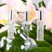 H&D Vintage Refillable Perfume Bottles - 4pcs Glass Spray Bottles | Perfect Wedding Gifts for Her - Buy Online on SooperMarket.com