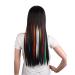 MapofBeauty 20 Clip-in Straight Hair Extension Hair Piece - White | High Quality Synthetic Hair | Easy to Style and Maintain - Buy Online on SooperMarket.com