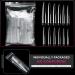 AORAEM Clear Extra Long Stiletto False Nail Tips 120 Pcs - 12 Sizes Acrylic Fake Nails - Buy Online on SooperMarket.com