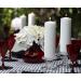 Buy Ivyline White Pillar Candle 250x80mm | Premium Quality Candle for Home D cor | International Shipping - Buy Online on SooperMarket.com