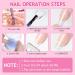 240pcs Short Almond & Square INPING Soft Gel Full Cover Nail Tips - French Acrylic Fake Nails for Manicure Salons - Pre-Shaped Mix Artificial Clear Gel Extensions with Box - Buy Online on SooperMarket.com