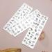 13-Piece Nail Art Punching Panels & Scrapers - Flower & Animal Patterns for Professional DIY Manicure | International Shipping - Buy Online on SooperMarket.com