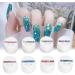 Glitter Nail Polish 8 Shiny Metallic Colors Professional Nail Gel for Salon - Buy Online on SooperMarket.com