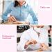 Crystal Glass Nail Shiner Set with Nano Nail File - 4 Pieces, White and Black Flat End - Includes Case for Natural Nails - Buy Online on SooperMarket.com