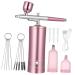 Gogogmee 1 Set Airbrush Paint Kit Manicure Kit Airbrush Makeup Nail Charging Cable Cake Aluminum Alloy