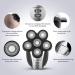 Upgraded 5-in-1 Bald Head Shaver & Grooming Kit for Men - Cordless, Waterproof Electric Razor - Buy Online on SooperMarket.com