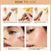 Gireatick Liquid Beauty Wand Set: Matte Cheek Blusher, Contour Highlighter, Bronzer Stick with Cushion Applicator - Long Lasting, Natural Shimmer, Silky Cream Makeup - Buy Online on SooperMarket.com