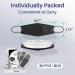 Medtecs KF94 Mask - 30 PCS - Korean Imported Filter - Individually Wrapped - Black - Breathable Safety Mask - Buy Online on SooperMarket.com