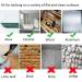 Hook Loop Strips with Adhesive - Melsan Industrial Strength Sticky Back Fasteners Hook and Loop Tape for Mounting  Hanging  or Organizing Items Indoors or Outdoors | Black  12 Pairs 1x7 Inch - Buy Online on SooperMarket.com
