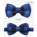 Personalized Breakaway Cat Collar with Bow Tie & Bell - Blue | Stainless Steel ID Tag Engraved | Name & Phone Number | 1 Pack - Buy Online on SooperMarket.com