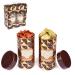 Jaiccha Ghasitaram Dryfruits Hamper-Box 2 Tin Jars of Flavoured Almonds and MEWA Bites |Gift for Diwali Holi Rakhi Valentine Christmas Birthday Anniversary Her Him|