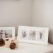 Baby Handprint & Footprint Kit | Memorable Keepsake Photo Frame for Newborn Girls & Boys | Unique Baby Shower Gift Set for Registry | Nursery Room Decor - Buy Online on SooperMarket.com