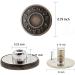 GIYOMI 20mm No Sewing Jeans Buttons Replacement Kit - 12 Sets Metal Buttons Repair Combo with Rivets and Screwdrivers | 0.79 inch - Buy Online on SooperMarket.com