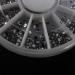 Silver Rhinestones Glass Boxes Manicure Art Shiny 1.5mm Wheel - Buy Online on SooperMarket.com