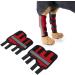 EVTSCAN 1 Pair Supportive Dog Leg Braces Reflective Designed Dog Front Leg Protector for Injury/Sprains/Instability/Anthritis(L-red) L Red - Buy Online on SooperMarket.com