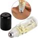 Jucoan 40 Pack 5ml Clear Glass Roll on Bottles Refillable Essential Oil Bottles with Stainless Steel Roller Balls and 5 Droppers for Sample Travel DIY Cosmetic Containers - Buy Online on SooperMarket.com