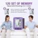 Digital Wrist Blood Pressure Monitor with Large LCD Display and Irregular Heartbeat Detector - 2 Users Memory - Home Use BP Machine (Purple) - Buy Online on SooperMarket.com