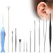 Stainless Steel Ear Pick Spoon Set for Ear Wax Removal and Cleaning - Buy Online on SooperMarket.com