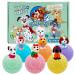 6PK Kids Bath Bombs with Surprise Inside for Toddlers, XXL Huge Kids Bath Bombs with Puppy Toys Inside, Natural Handmade Bath Bombs with Surprise