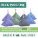 8 Pack Charcoal Bamboo Bags - Nature Fresh Activated Charcoal Odor Absorber (8 x 200g) - Grey, Purple, Blue, Green - Buy Online on SooperMarket.com