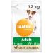 IAMS Complete Dry Dog Food for Adult 1+ Small and Medium Breeds with Chicken 12 kg Chicken 12 kg (Pack of 1)
