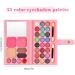 Kioiner 33 Colors Makeup Palette Set for Kids All in One Makeup Kit with 5 pcs Makeup Brushes for Girls with Eyeshadows Lipstick Blush Eyebrow Powder Shading Powder Small Makeup Brushes Mirror - Buy Online on SooperMarket.com