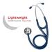 eSteth Cardiology Stethoscope - Ultra Sensitive Single Head - Extra Ear Tips & 30" Flexible Tubing - Navy Blue | Professional Medical Equipment - Buy Online on SooperMarket.com