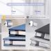 Popotop Large Self Adhesive Photo Album - DIY Scrapbook with Metal Pen - 40 Pages - Sky Blue - Ideal Gift for Mom, Family, Baby, and Wedding - Buy Online on SooperMarket.com