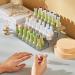 Heemeei 120 Pcs Clear Round False Nail Display Tips with Adhesive Sticker - Nail Art Color Chart Swatch Sticks for Training and Practicing - Buy Online on SooperMarket.com