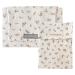 Mimuselina 2 Pack: Baby changing pad on the way + diaper bag for on the go - foldable diaper pad and water -repellent with diaper pocket - portable diaper pad dirt -repellent pack ECRU