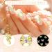 28 pcs Gold Butterfly Nail Charms - 3D Nail Diamonds Rhinestones for Nail Art Design - Buy Online on SooperMarket.com