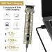 Bestauty 6 in 1 Beard Trimmer Kit for Men - Professional Hair Clipper with T-Blade, Cordless & Rechargeable - Ideal for Nose, Body & Facial Grooming - LED Display & Zero Gapped Design - Golden - Buy Online on SooperMarket.com