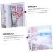 HOMSFOU 2pcs Japanese Cherry Blossom Tapestry Large Carpet Flower Sticker Sofa Cover Flower Wall Decor Flowers Christmas Decor Japanese-style Wall Tapestry Polyester (polyester) 200x150cmx2pcs As Shownx2pcs - Buy Online on SooperMarket.com