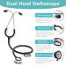 Buy Micro Shine Adjustable Stethoscope for Doctors & Medical Students - Lightweight Flexible Tube & Soft Ear Knobs (Black) - Best Quality for Optimal Performance - Buy Online on SooperMarket.com