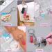 Shynek Acrylic Blank Keychains Set - 200 Clear Keychain Blanks for Vinyl with Tassels, Rings, and Jump Rings - 200 Multicolors - Buy Online on SooperMarket.com