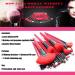 24-Piece Bamboo Handle Makeup Brush Set - Professional Foundation Blending Blush & Eye Brushes with Pouch & Brush Egg (Red) - International Shipping Available - Buy Online on SooperMarket.com