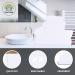 Microfiber 8-Piece Towel Set - Ultra Soft & Absorbent - 2 Bath, 2 Hand Towels, 4 Wash Cloths - White - Ideal for Bathroom, Gym, Hotel, Beach, Spa - Buy Online on SooperMarket.com