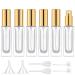 Perfume Atomizer for Men & Women. Refillable Glass Spray Bottle. Portable Fragrance Bottle for Travel Party 30ML/Gold