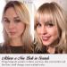 RUWISS Ash Blonde Clip in Human Hair Fringe Extensions - Wispy Bangs for Women - Daily Wear Hairpieces - Buy Online on SooperMarket.com