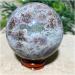 Green Flower Agate Stone Crystal Quartz Natural Sphere Wichcraft Minerals Handwork Ball House Decoration Home +Stand 1pc (Color : 250-260g) - Buy Online on SooperMarket.com