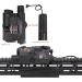 Ratulie Upgraded Airsoft PEQ 15 Box with IR Laser, Red Laser Sight, and White LED Flashlight - Black | Compatible with AEG, GBB, CQB | 20mm Picatinny Rail Mount - Buy Online on SooperMarket.com