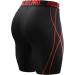 NELEUS Men's 3 Pack Compression Shorts XL - Black/Red/Grey/Navy Blue - Buy Online on SooperMarket.com