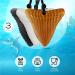 Mommy's Touch Shark Tooth Silicone Teething Necklaces - 3-Pack for Special Needs Kids - Black, White & Wood Design - Buy Online on SooperMarket.com