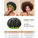 Mikimini Black Small Shower Cap for Kids - Double Layer Waterproof Bathing Hair Cap with Reusable PEVA Lining - Cute & Stretchy Shower Hat - Buy Online on SooperMarket.com